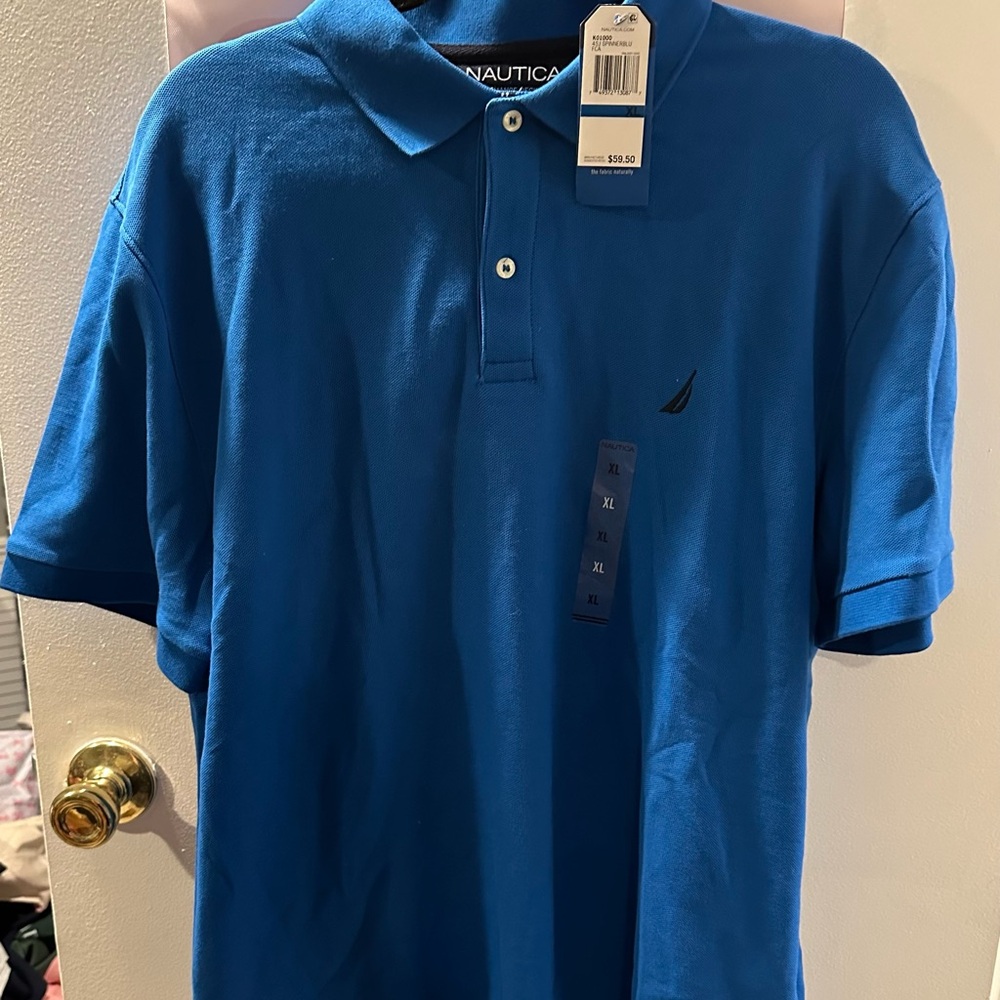 Nautica navy blue polo